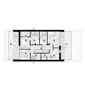 Rzut projektu HOMEKONCEPT 99 - Rzut poddasza