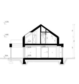 Rzut projektu HOMEKONCEPT 103 - Przekrój