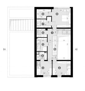 Rzut projektu HOMEKONCEPT 109 - Rzut poddasza