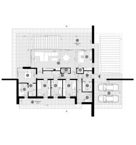 Rzut projektu HOMEKONCEPT 112 - Rzut parteru