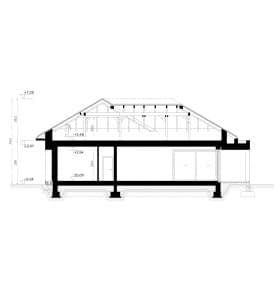 Rzut projektu HOMEKONCEPT 126 - przekrój