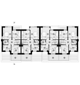 Rzut projektu HOMEKONCEPT 52 B2 - rzut piętra