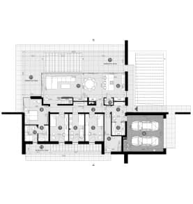 Rzut projektu HOMEKONCEPT 112 G2 wariant 02 - Rzut parteru