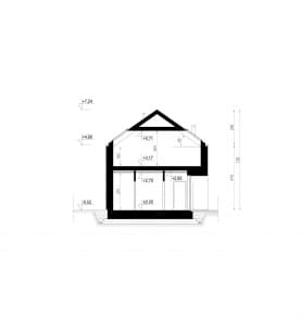 Rzut projektu HOMEKONCEPT 114 - Przekrój