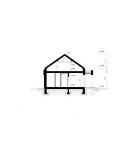Rzut projektu HOMEKONCEPT 81 - przekrój