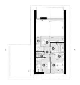 Rzut projektu HOMEKONCEPT 166 G2 - Rzut poddasza