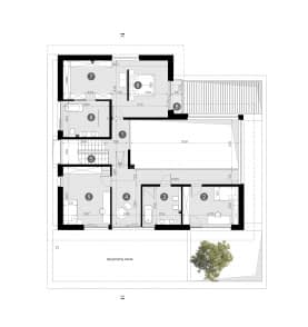 Rzut projektu HOMEKONCEPT 160 - Rzut piętra