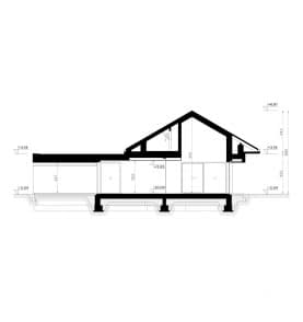 Rzut projektu HOMEKONCEPT 108 - przekrój