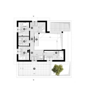 Rzut projektu HOMEKONCEPT 158 - Rzut poddasza