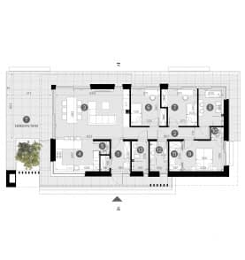 Rzut projektu HOMEKONCEPT 146 - Rzut parteru