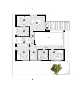 Rzut projektu HOMEKONCEPT 160 - Rzut piętra
