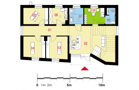 Rzut projektu Renovatius I - Parter