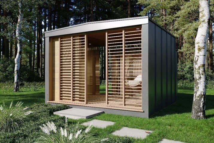 Sauna Erin - wizualizacja 2