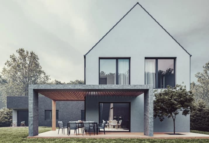 HOUSE X28 - wizualizacja 2