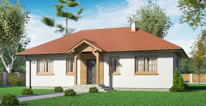 domek na Piastowskiej 16-02 (002 ES 16-02) - wizualizacja 2