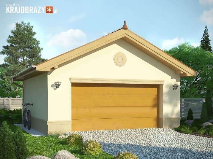 Garaż 16 z garażem dwustanowiskowym - wizualizacja 2