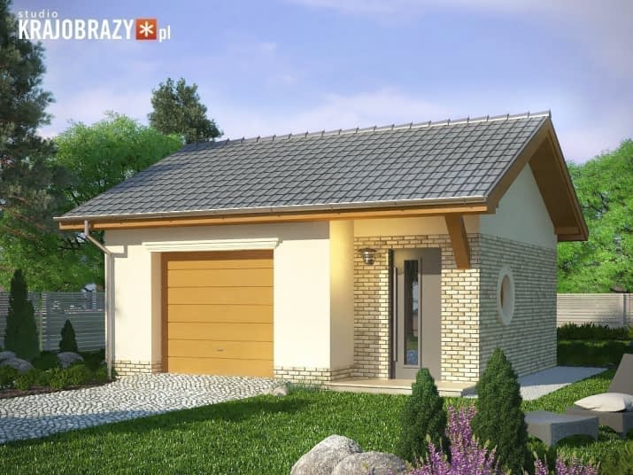 Garaż 18 z garażem - wizualizacja 2