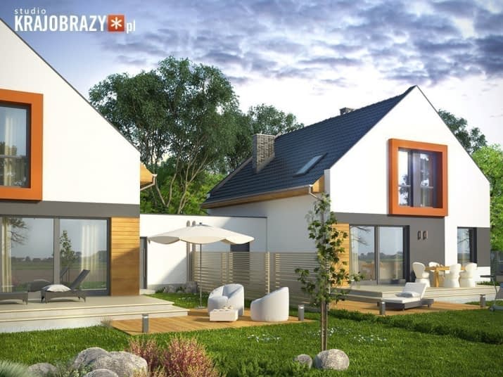 Pionier 3 z garażem - wizualizacja 2