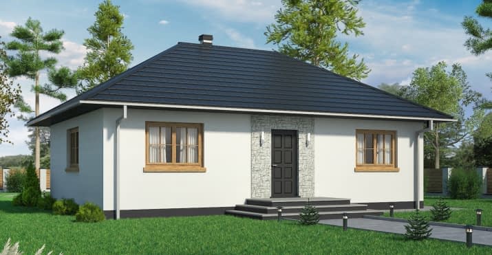 domek na Miodowej-M 70-K (003 ET-M 70-K) - wizualizacja 2