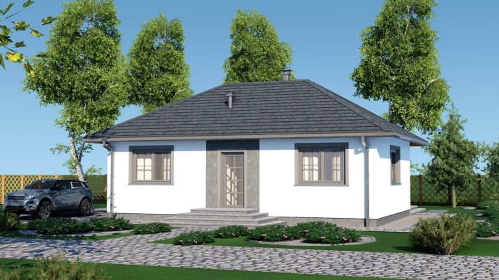 domek na Miodowej 62-K (003 ET 62-K) - wizualizacja 2