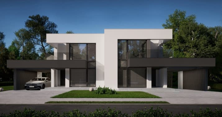 NewHouse 744 B w1 - wizualizacja 2