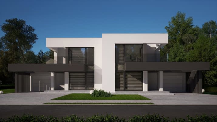 NewHouse 744 B G1 - wizualizacja 2