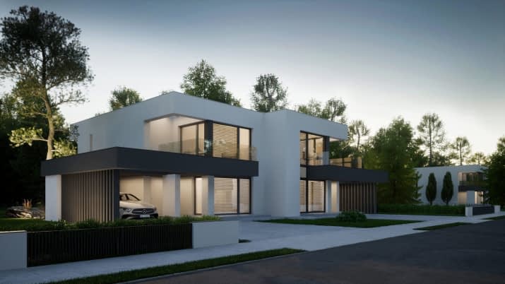 NewHouse 744 D w1 - wizualizacja 2