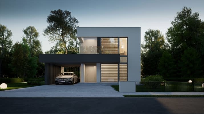 NewHouse 744 w1 - wizualizacja 2