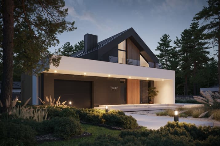 NewHouse 753 G1 - wizualizacja 2