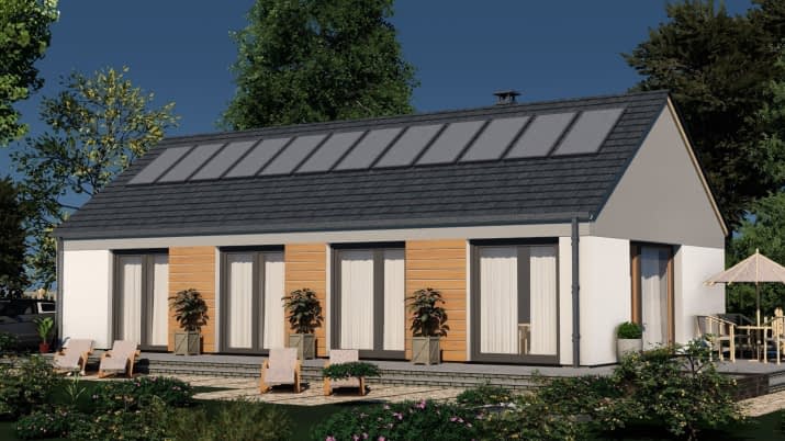 domek na Wierchowej 49 (049 ES) - wizualizacja 2