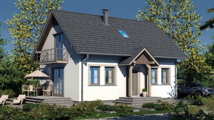 domek Lipowy 020 ES JKv3 - wizualizacja 2