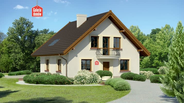 Dom przy Cyprysowej 42 - wizualizacja 2