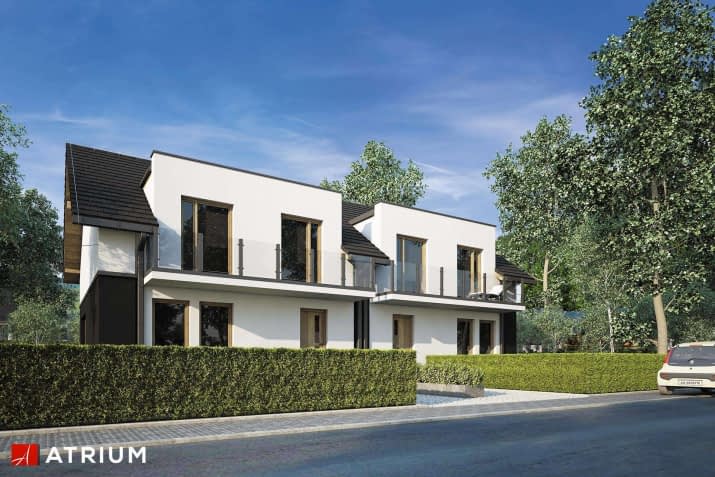 S-GL 1607 Double House VII - wizualizacja 2