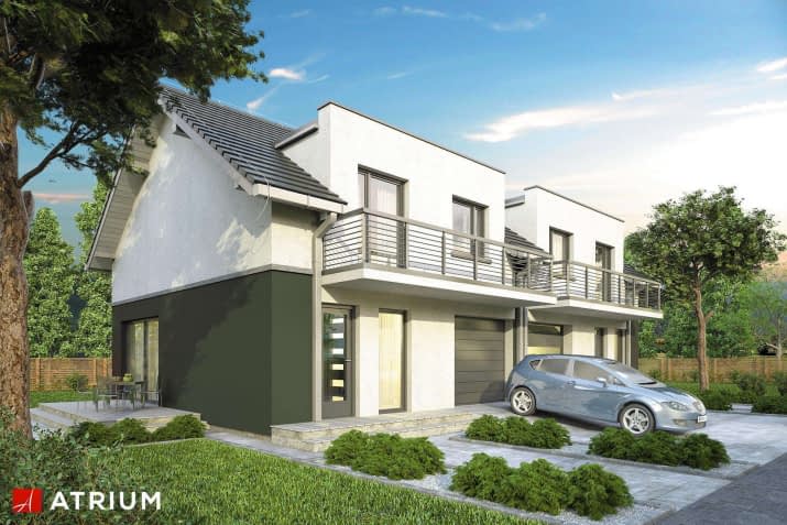 S-GL 1187 Double House II - wizualizacja 2