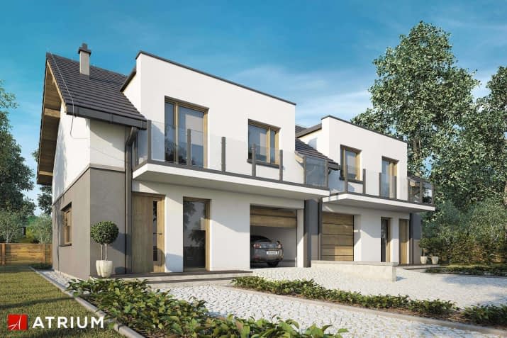 S-GL 1473 Double House VI - wizualizacja 2
