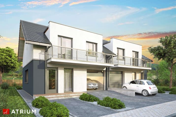 S-GL 1185 Double House - wizualizacja 2