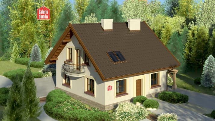 Dom przy Cyprysowej 26 - wizualizacja 2