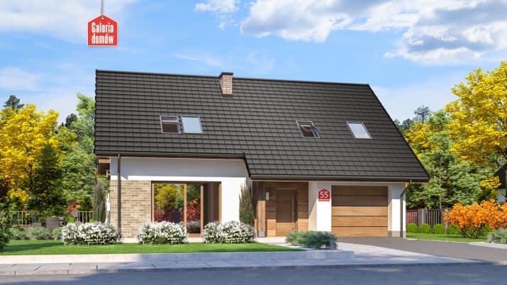 Dom przy Alabastrowej 55 - wizualizacja 2