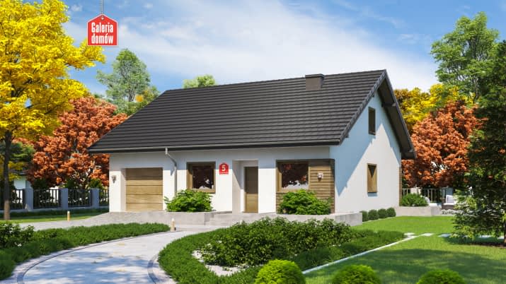 Dom przy Niezapominajek 5 - wizualizacja 2