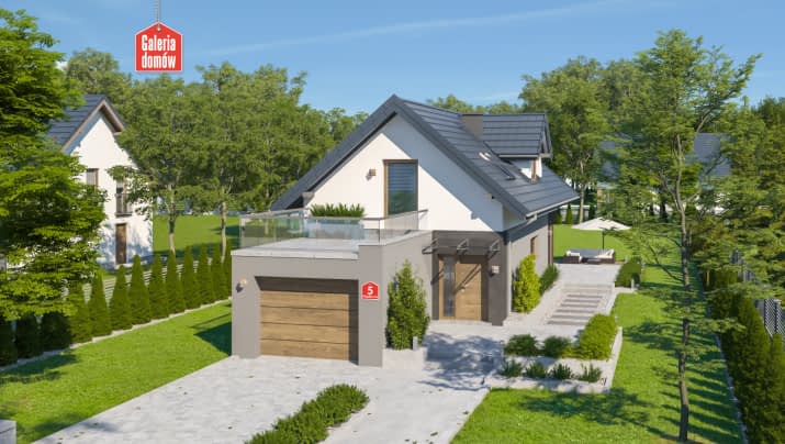 Dom przy Migdałowej 5 - wizualizacja 2