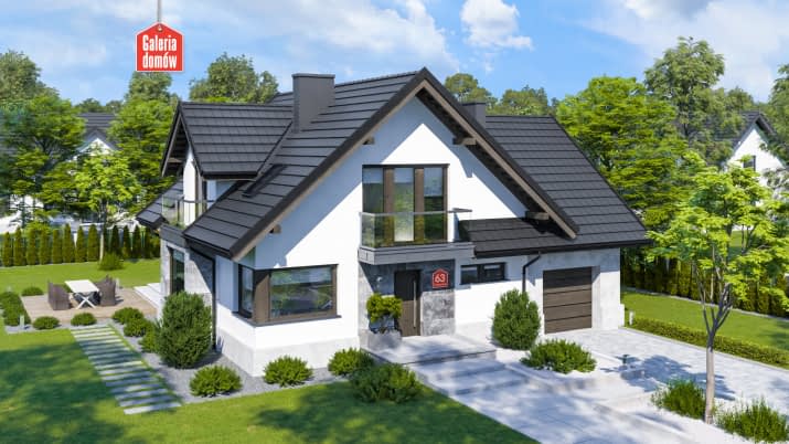 Dom przy Cyprysowej 63 - wizualizacja 2