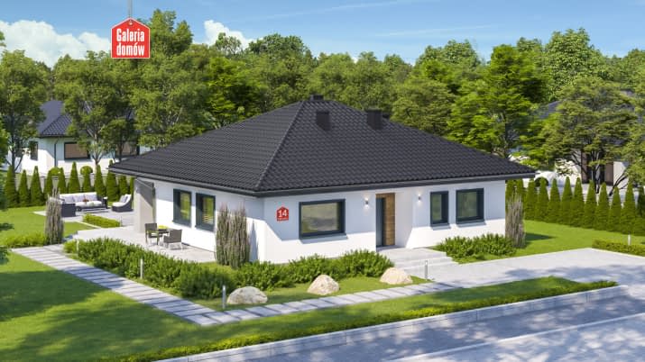 Dom przy Rubinowej 14 - wizualizacja 2