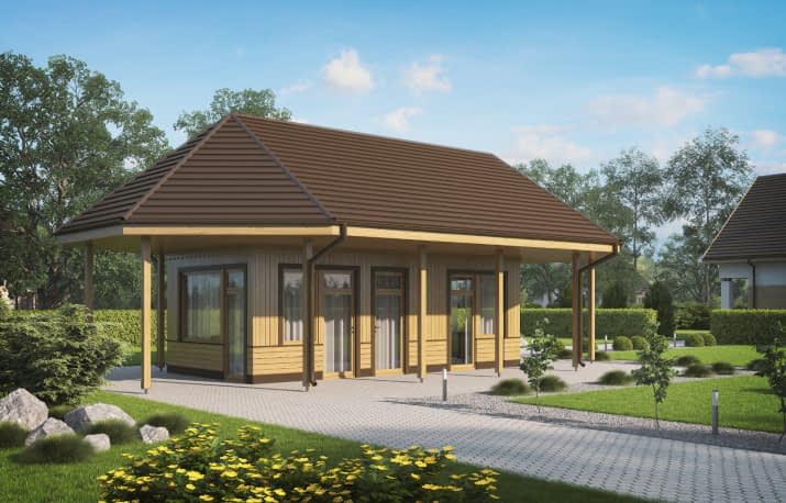 BG1 - Pawilon ogrodowy - wizualizacja 2