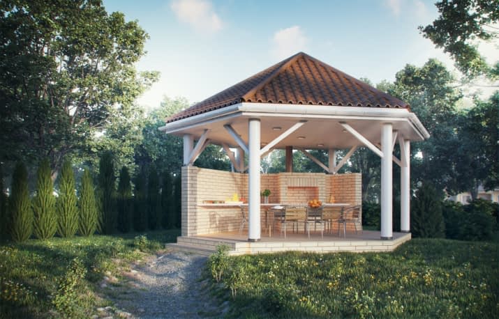 AL3 - Altana z grillem - wizualizacja 2