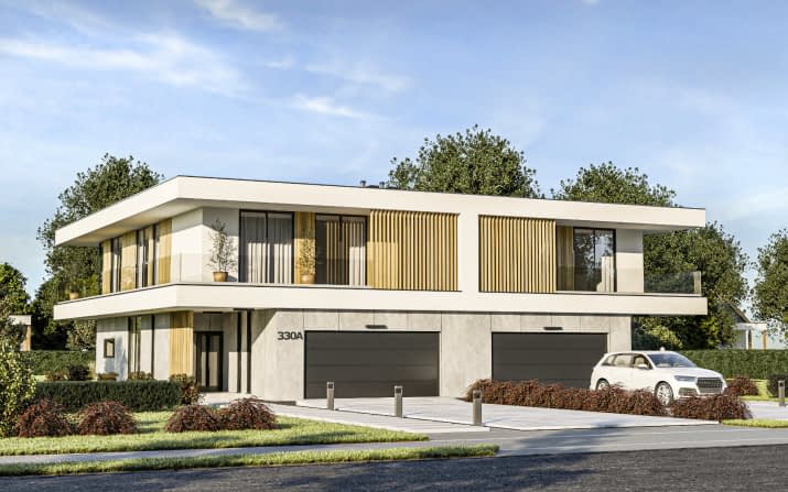 D330A - Zabudowa bliźniacza WT2021 - wizualizacja 2