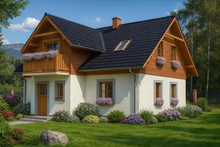 L-73 murowany - wizualizacja 2