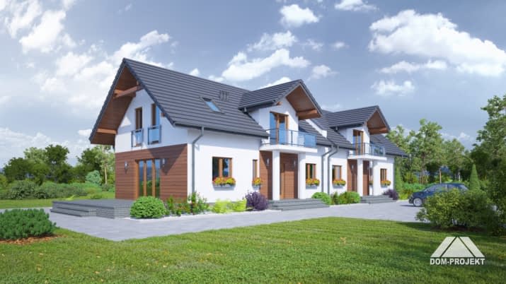 miłkowice bliźniak - wizualizacja 2