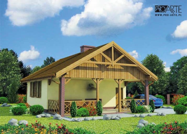 PALPALA dom letniskowy - wizualizacja 2