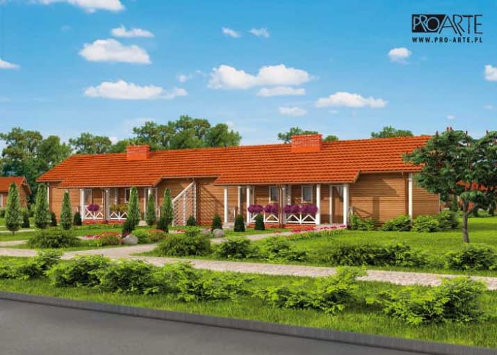 RIOBAMBA 2 dom letniskowy (zabudowa szeregowa) - wizualizacja 2