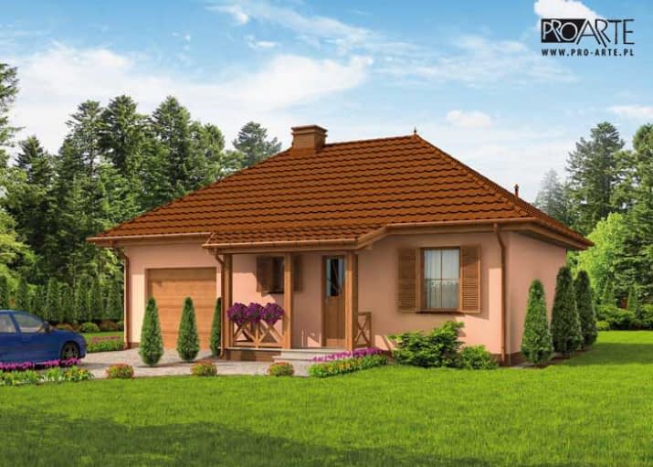 ANDALUZJA dom letniskowy - wizualizacja 2